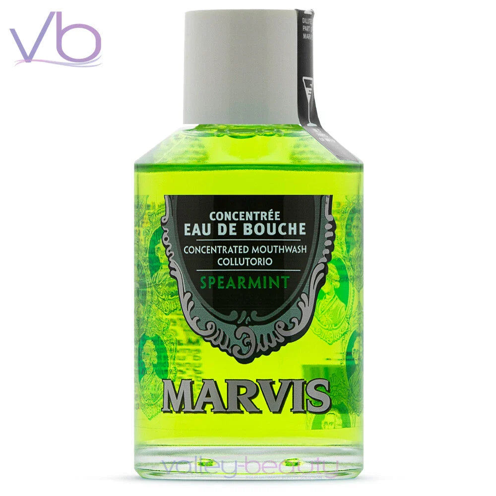 MARVIS Eau De Bouche Mouthwash in Glass Bottle Made in Italy Purifying Rinse