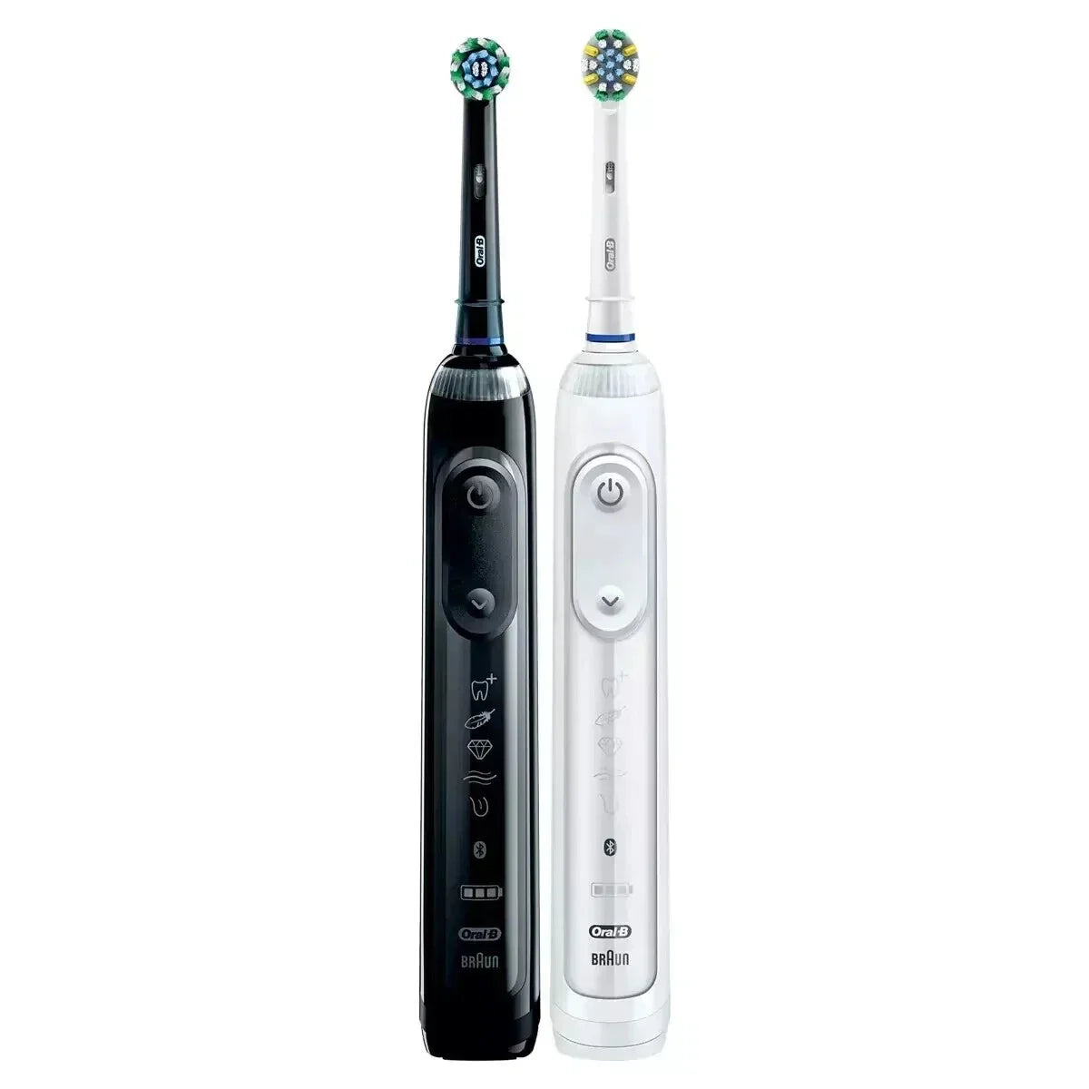 Oral-B Genius X Rechargeable Electric Toothbrush 2-pack Balck and White